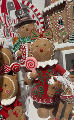 Gingerbread Girl with Lollipop