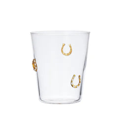 Horseshoe Glass Tumblers Set of 2