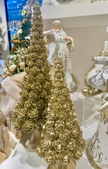 Champagne Rosette Tree 36cm