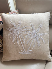 Embroided Palm Cusion Cover 50cm