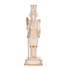 Ivory & Gold Nutcracker - 42cm