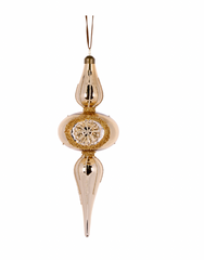 Gold Diamond Reflector Finial
