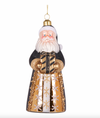 Hanging Santa With Present Set of 2