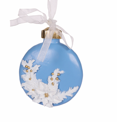 Blue & White Ornament Set of 4