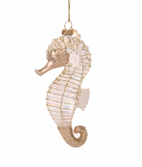 Glass Seahorse Hanging Ornament