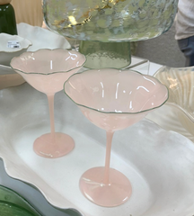 Bella Set of 2 Coupe Glasses.