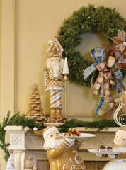 Gingerbread Lattice Nutcracker 93cm