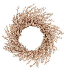 Champagne Beaded Wreath 50 cms