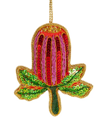 Banksia Beauty Hanging Decoration 11cm