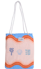 Beach Towel In A Bag - Mediterranean