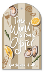 Ceramic Trivet - THE WORLD IS YOUR OYSTER