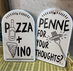 Ceramic Trivet - Pizza and Vino