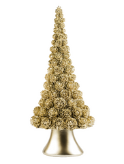 Champagne Rosette Tree 45cm