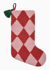 Argyle Red Stocking