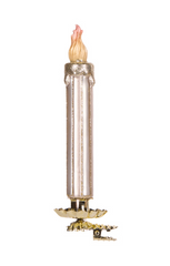 Glass Clip Candle 17.3cm