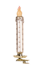 Glass Clip Candle Dots 17.3cm