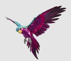 Amorina Sequin Flying Parrot Small