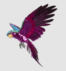 Amorina Sequin Flying Parrot Small