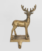 Golden Deer Stocking Holder 23cm