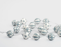 Capiz Garland Light Blue