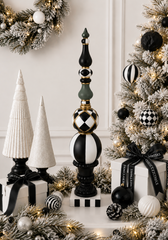 63cm Finial - Monochrome