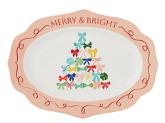 Bow Tree Oval Platter 35cm