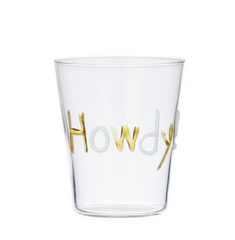 Howdy Glass Tumblers Set of 2