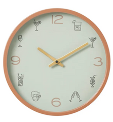 Bach Wall Drink 'Oh' Clock 30.5cm