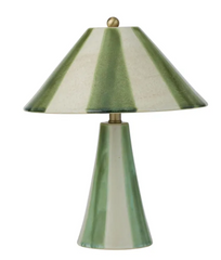 Athol Lamp 35cm - Green
