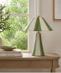 Athol Lamp 35cm - Green