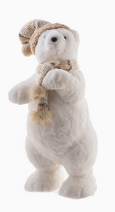 Great Bear White & Beige 55cm