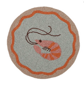 Beaded Placemat Prawn