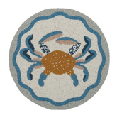 Beaded Placemat Crab