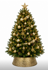 Gold Metal Tree Skirt