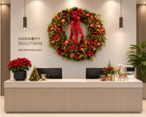 105cm Red & Gold Exquisite Wreath