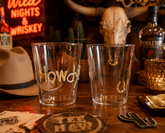 Howdy Glass Tumblers Set of 2