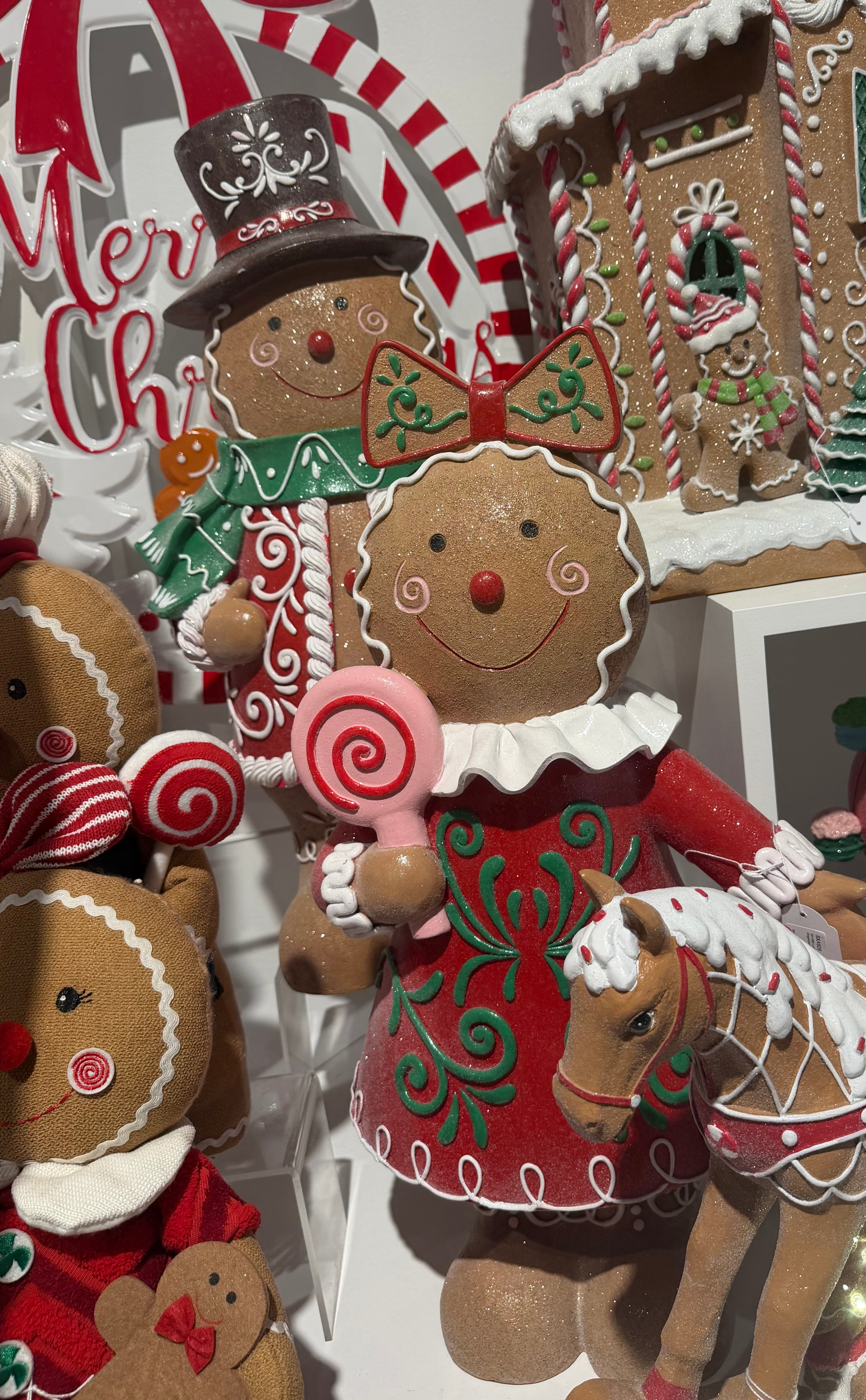 Gingerbread Girl with Lollipop