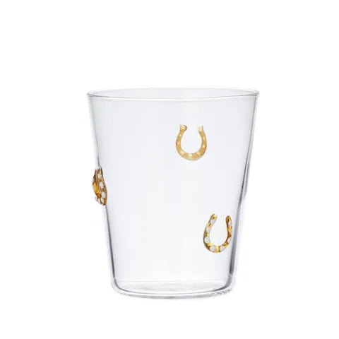Horseshoe Glass Tumblers Set of 2