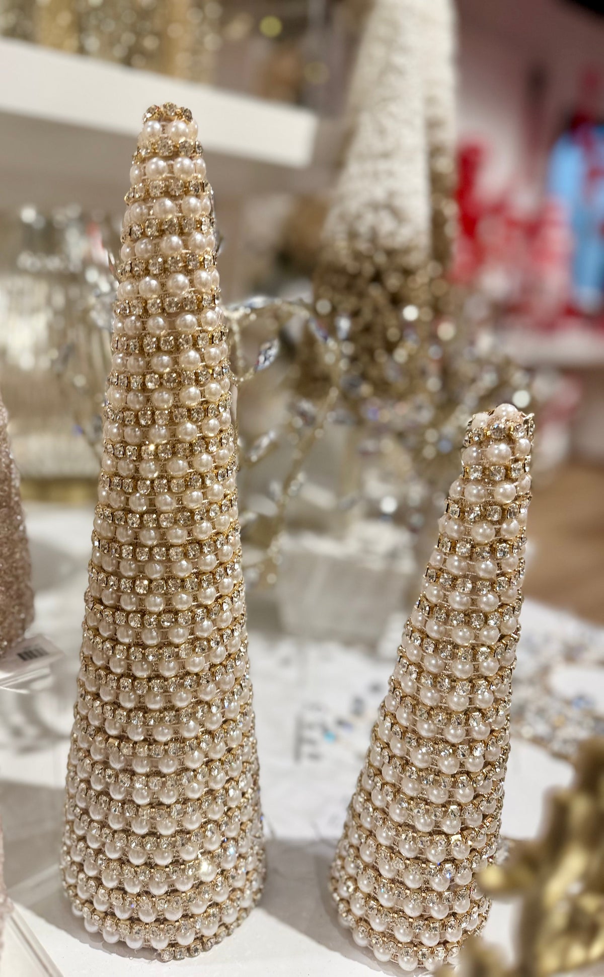 Gold Pearl Swirl Tree - 2 Sizes