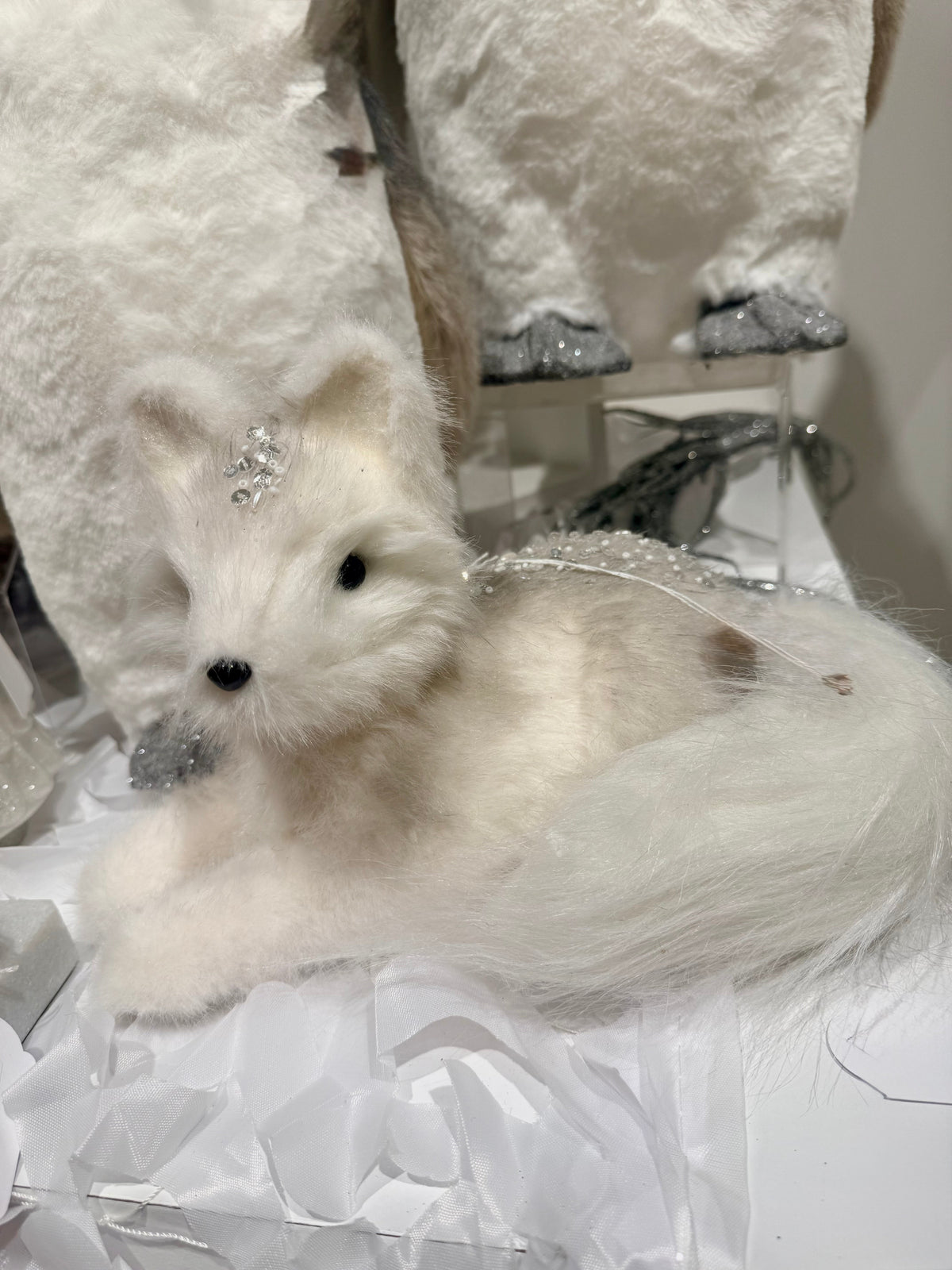 Christmas Fox Lying