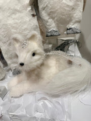 Christmas Fox Lying
