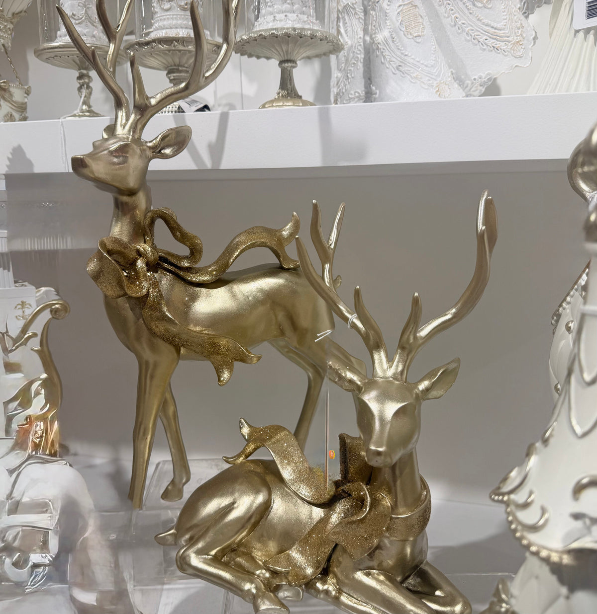Champagne Sitting Deer