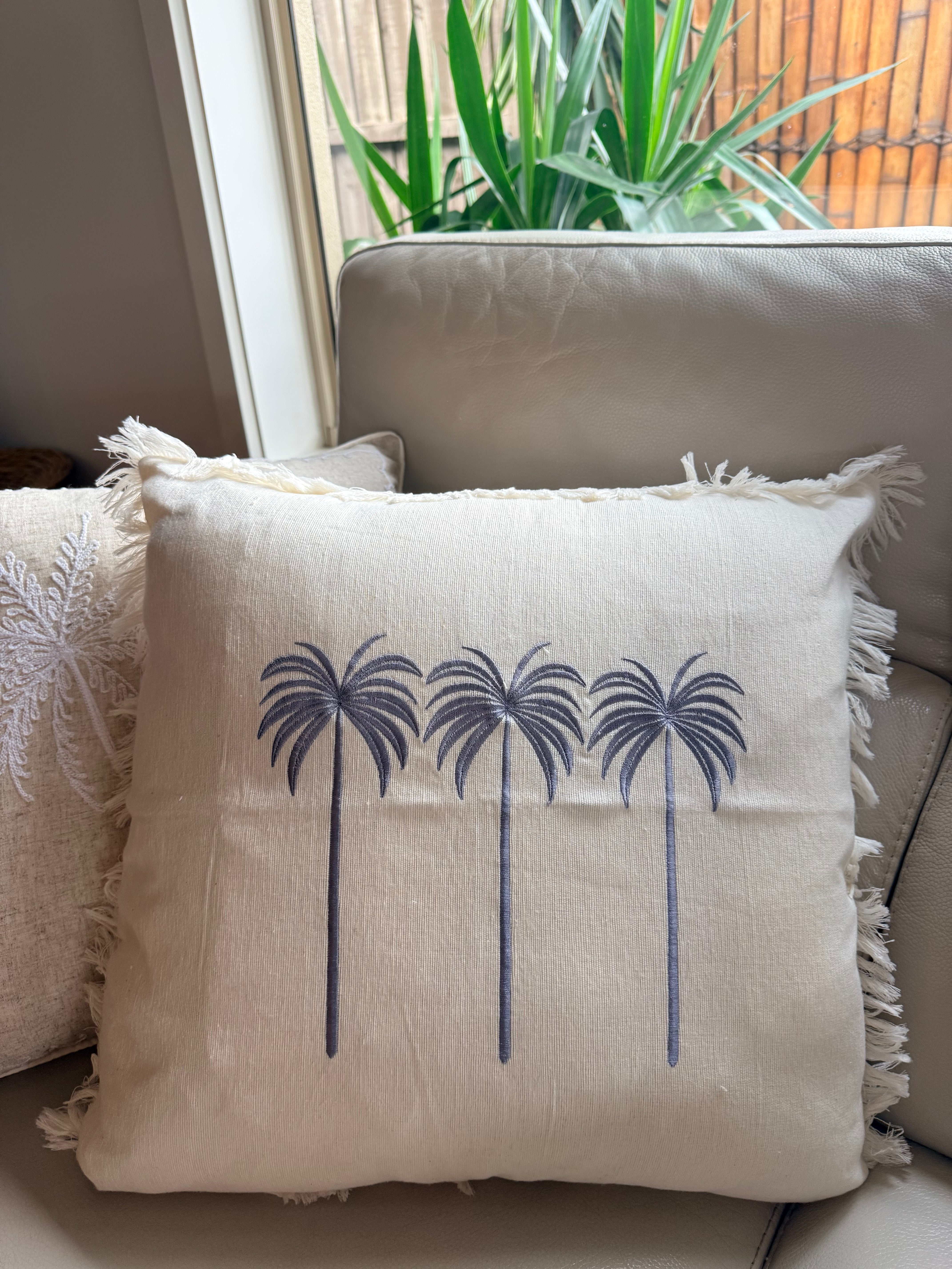 3 Palm Cusion Cover 50cm  2 Colour Choices