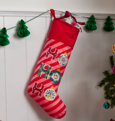 'Ho Ho Ho' Velvet Stocking