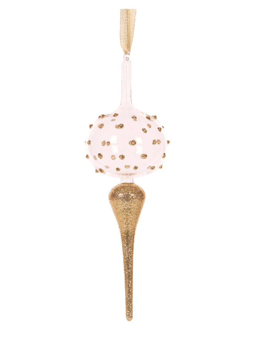 Gold Glittered Finial