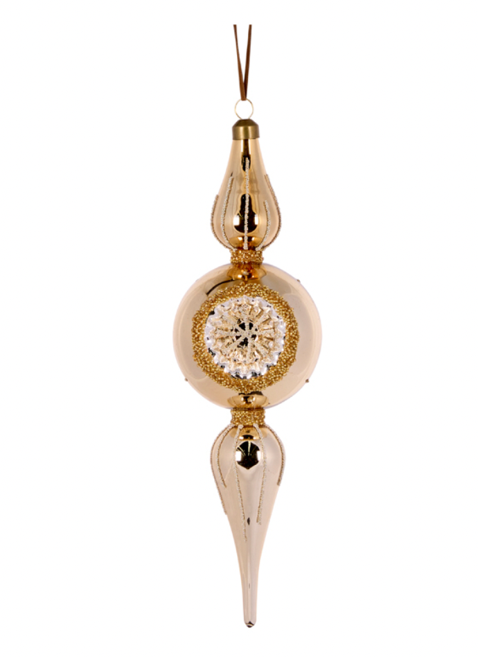 Gold Round Finial