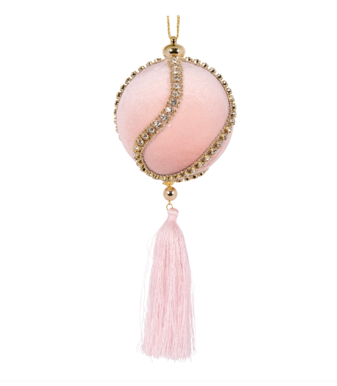 Blush Tassel Bauble
