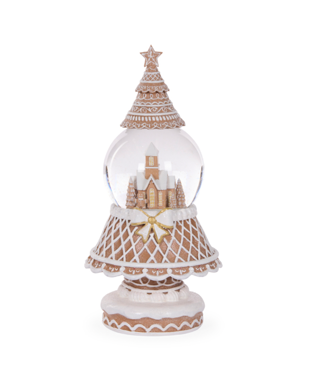 Gingerbread Tree Snowglobe