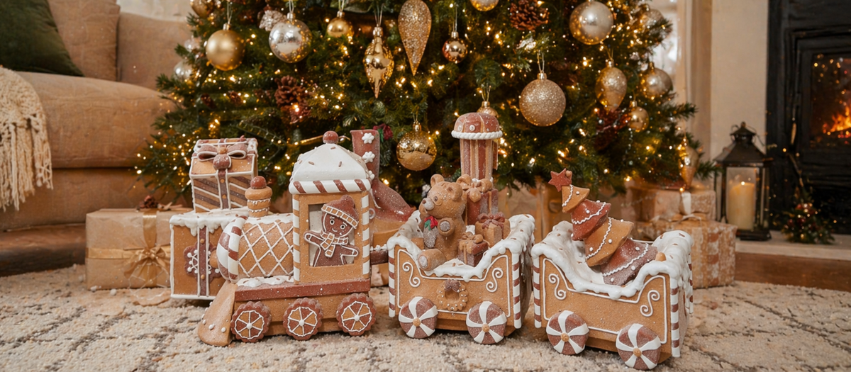 Gingerbread Train - 62cm Long