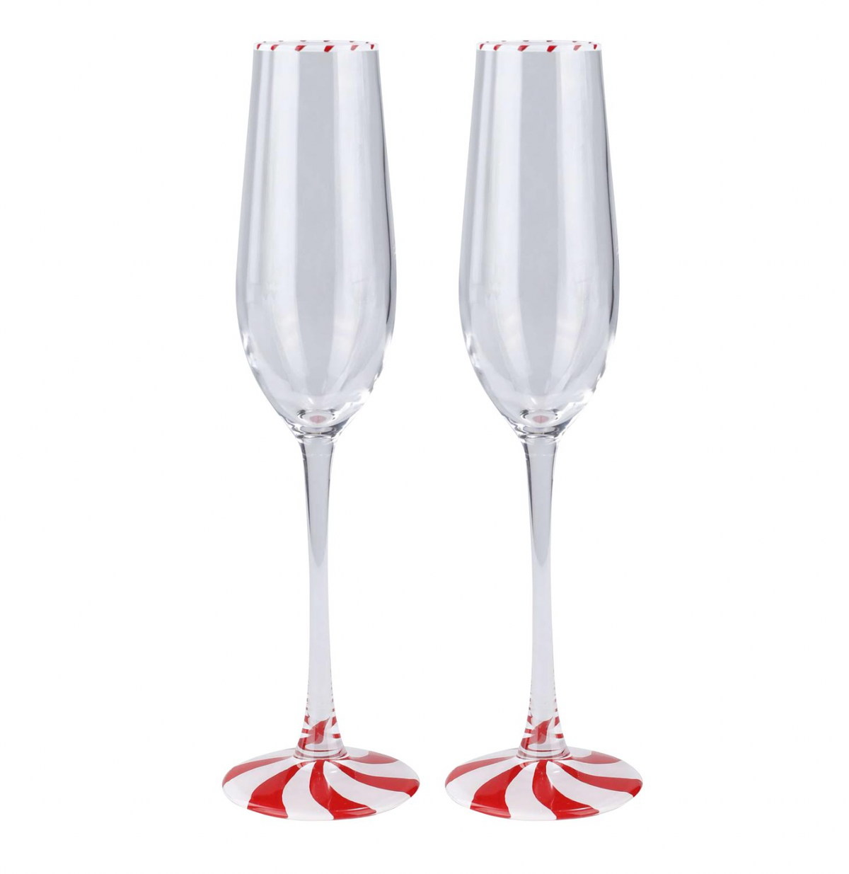 Candy Flute Glasses Set of 2